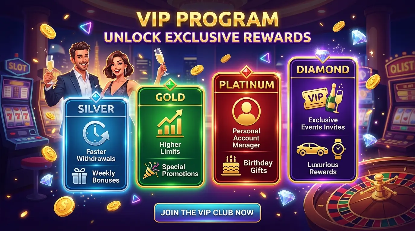Pasino casino VIP Programm